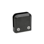 Oppervlaktehouder GN 939-ZD-60-10-FA-SW Oppervlaktebeugel met aanslagplaat
