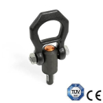 Hefpen met schroefdraad GN 1133-M10-14-ST Staal