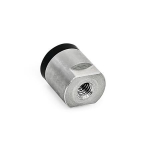 Houdmagneet, staafvorm GN 52.6-ND-16-M6 roestvast staal
