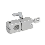 Kugelgelenk-Klemmhalter GN 487-B10-Q-M5-I-1-EL mit Querbohrung, Aluminium