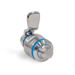 Miniverriegelung, Hygienic Design GN 1150-22-SW-24-VH-E Edelstahl