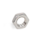 Hexagon nut, low ISO 4035-M6-035-NI stainless steel