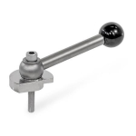 Spannriegel GN 918.7-40-KVS-R-10 Edelstahl