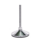 leveling foot GN 18-60-M10-100-C3-S stainless steel