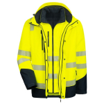 Multi-function jacket 5 in 1 Size L, neon yellow/navy Nitras Motion Tex Viz Plus 7179-4021