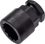 Doppelkraft Steckschlüsseleinsatz 6kt SW 19 mm Hazet 900SZ6-19
