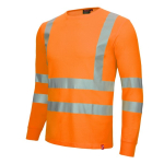 High-visibility long-sleeved shirt neon MG190 Nitras Motion Tex Viz