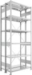 2-regelige basisrekken, geprefabriceerd frame HxLxD 2500x1000x300 mm, gegalvaniseerd Meta Clip DGR 150/2400 kg 2x6 planken