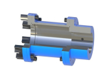 Hub deel 5+6+7 N-Eupex-2020 125 Boring 25H7 LZ=235 Sleuf DIN 6885-1, stelschroef, ND=90