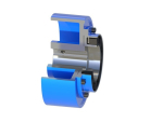 Brake drum part 32+10 N-Eupex-2020 125 Bore 19H7 NnD Adjusting screw, ND=84 200x75 A=30