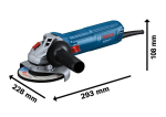Angle grinder GWS 12-125 + disc Bosch 0.601.3A6.100