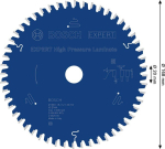 Cirkelzaagblad Expert Pressure Laminate 168x20x1,8/1,2 mm, 52 tanden Bosch 2.608.901.875