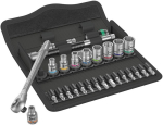 Knarrensatz Speed zöllig 1/4" 28 tlg. Metal Wera 8100 SA Zyklop