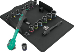 Comfort metrische ratelset 3/8" 16 st. SB-Pack Wera 8100 12 Cyclops