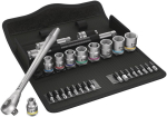 Knarrensatz Durchsteckvierkant zöllig 3/8" 29 tlg. SB-Pack Wera 8100 11 Zyklop