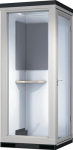 Halleneinbaubox B1188xT1148xH2830 mm 1xVollwand, 2xGlaswand, 1xEinzeltür Trendline CoWoCube 1