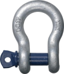 Schäkel HA2 geschweifte Form Bügel/Bolzen 51/60 mm, Tragf.35000 kg Augbolzen, Cadena