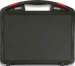 Plastic case with foam insert LxWxH 290x254x89 mm, PP black 1 handle, Organicline
