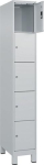 Compartimentkast 1 x 5, poten 300mm lichtgrijs RAL 7035, lichtgrijs RAL 7035 C+P Evolo Plus