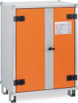 Safety cabinet with feet Loading cabinet HxWxD 1110x800x660 mm grey/orange, CEMO