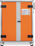 Safety cabinet with feet Loading cabinet HxWxD 1110x890x660 mm grey/orange, CEMO
