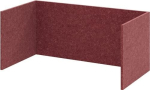 Foldable sound insulation fleece WxH 747x328 mm, bordeaux Hammerbacher FlexWall