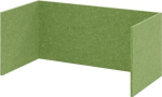 Foldable sound insulation fleece WxH 747x328 mm, may green Hammerbacher FlexWall