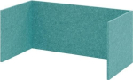 Foldable sound insulation fleece WxH 747x328 mm, turquoise Hammerbacher FlexWall