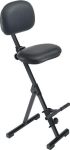 Standing aid imitation leather Tubular steel black folding frame Seat height adjustment 540-900 mm, Mey