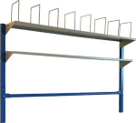 Paktafel aanbouwsysteem Metalen constructie voor paktafelbreedtes 1600 mm GEWA