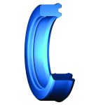 Piston rod seal hydraulics TIL 14x22x6,3 SKF