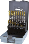Twist drill set 1-10 mm HSS-G TiN 19-piece Ruko 2501214TRO