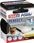 Gewebeband 1-seitig selbstklebend B=38 mm, L=2,75 m, schwarz tesa extra Power Perfect