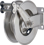 Schlauchaufroller automatsich für 15 m 3/4" / 25 m 1/2", Edelstahl Geka plus EA15