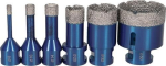 Diamantboor 1-delig Ø 112 mm L=530 mm Aantal segmenten 7 1 1/4″ Promat Nass 865471