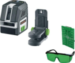 Cross line laser ± 3.5° ± 0.3 mm/m55 m Laser class 2 Laserliner Pocket Cross-Laser 2G