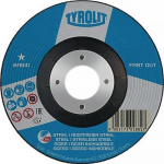 Roughing disc Ø=230xS6 mm K30 cranked 2in1 Bore 22.23 mm Tyrolit Basic Fastcut