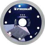 Diamanttrennscheibe 22,23 mm Ø 125 mm Segment HxS 10x1,4 mm Promat Fliesen Pro X 865419