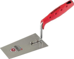 Berner plastering trowel LxW 245x80 mm stainless steel with soft cover Edelsta, swan