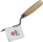 Außeneckenkellen Breite 60 mm rostfreier Stahl 90 ° Schwan