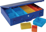 Assortment box WxDxH 438x342x92 mm 32 compartments blue Promat 871532