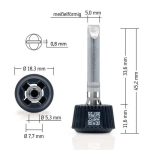 Soldeerstift Breedte 5,0 mm 0142CDLF50/SB Beitelvormige Ersa