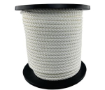 Kordel Seilrad-Ø 4 mm Länge 100 m weiß feste Flechtung mit Seele