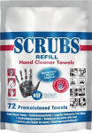 Hand cleaning wipes 72 pack High cleaning power Scrubs Scrubs