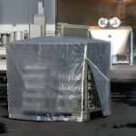 Gaasboxafdekking BxL 850xL1250 mm transparant Met ritssluiting