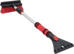 IJskrabber met garde IJskrabber rand 115 mm lengte 60 cm zwart/rood Nigrin 2in1 Telescoop met antisliphandgreep