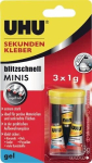 Superglue 3x1 g tube colourless Eagle owl quick MINIS gel