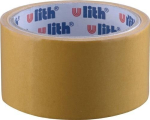 Dubbelzijdige installatietape L=10 m B=50 mm beige Totale dikte 0,08 mm Ulith 468/E
