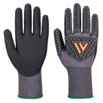 Handschuh mit Stoßschutz, Nitril Gr.11/XXL, grau/schwarz Portwest A715