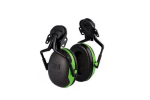 Ear muffs SNR 26 dB, green, helmet attachment 3M Peltor X1P5E